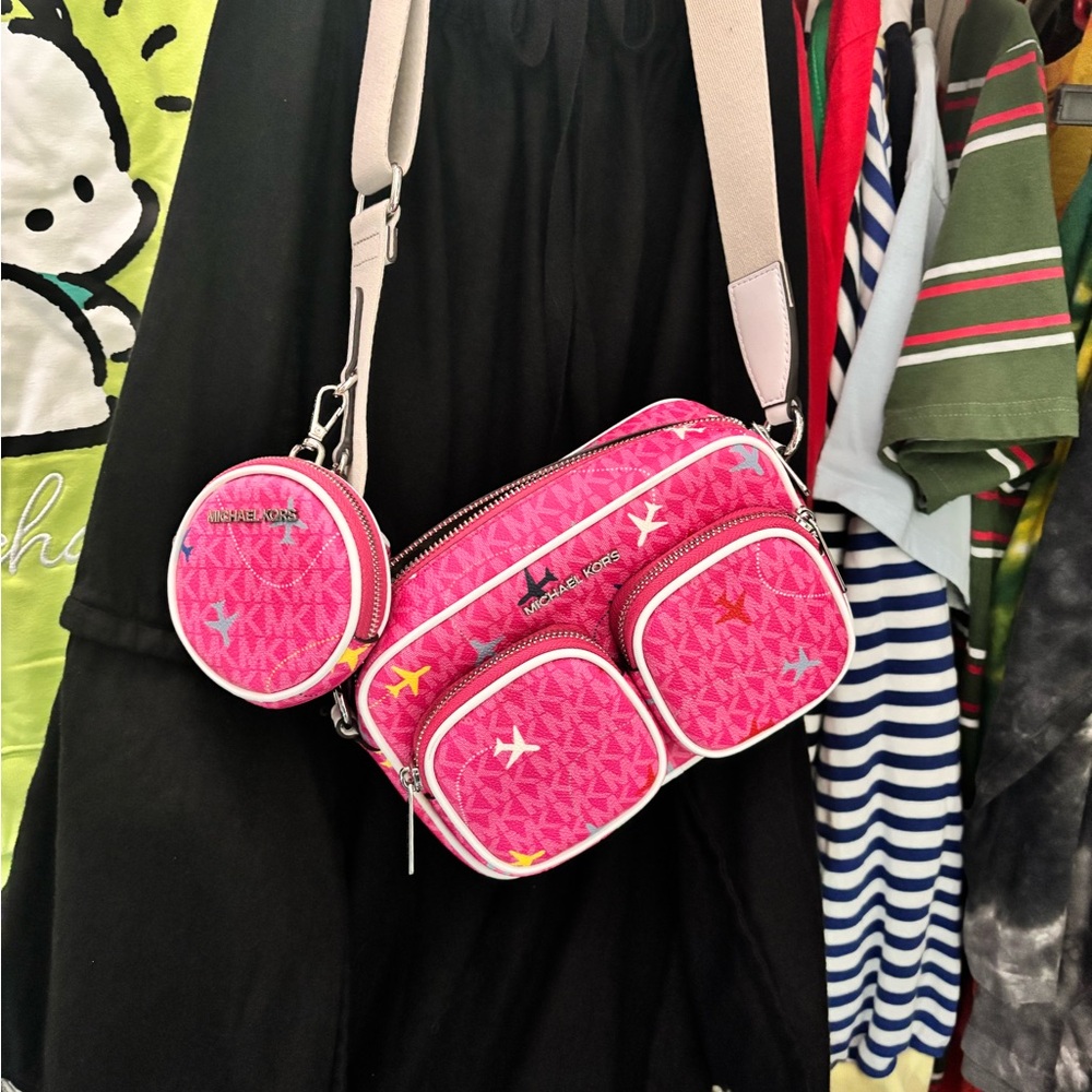 Michael Kors Vibrant Pink Kids Bag Set